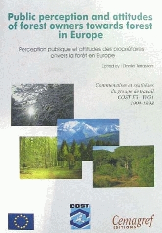 Perception publique et attitudes des propriétaires envers la forêt en Europe -  - Irstea
